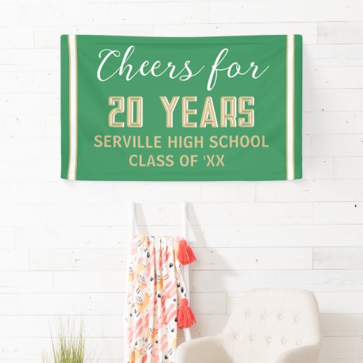 PROOST 20 JAAR! Custom Class Reunion banner (Insitu)