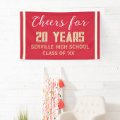 PROOST 20 JAAR! Custom Class Reunion banner (Insitu)
