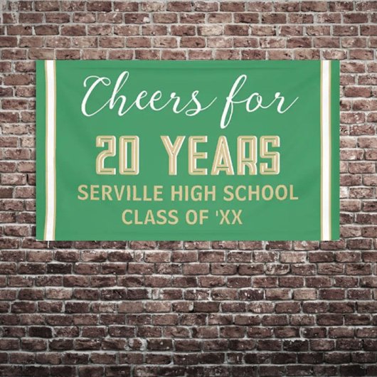 PROOST 20 JAAR! Custom Class Reunion banner