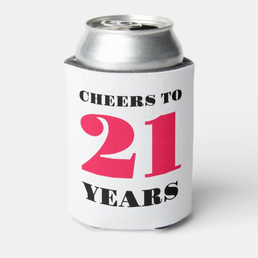 Proost 21 jaar blikjeskoeler (Blikje Achterkant)