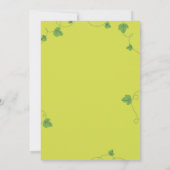 Proost 40e verjaardag wijnproeverij feest elke lee kaart (Achterkant)