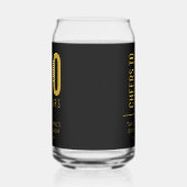 Proost 50 jaar blikvorm glas (Rechts)