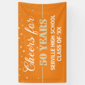 PROOST 50 JAAR! Custom Class Reunion banner (Verticaal)