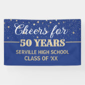 PROOST 50 JAAR! Custom Class Reunion banner (Horizontaal)