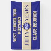 Proost! 50e Verjaardagsbanner Spandoek (Verticaal)