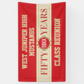 Proost! 50e Verjaargangsfeest Banner (Verticaal)