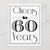 Proost 60 jaar briefkaart (Voorkant)