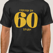 Proost 60 jaar Zestigste verjaardag T-shirt