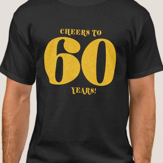 Proost 60 jaar Zestigste verjaardag T-shirt