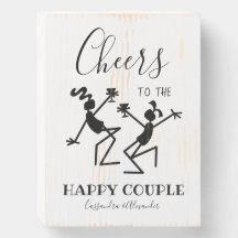 Proost aan het Happy Couple | Gepersonaliseerd |