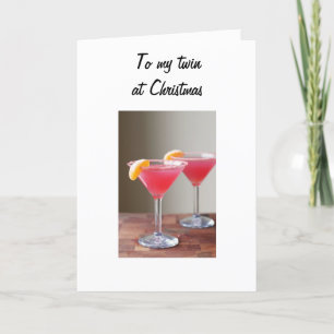 PROOST AAN MIJN TWEELING MET KERSTMIS FEESTDAGEN KAART
