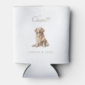 Proost!! Aangepaste huisdier bruiloft servetten Blikjeskoeler (Voorkant)