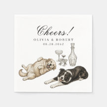 Proost Aangepaste Trouw Twee Honden Cocktailbar 