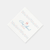 Proost Amerika! - Vierde juli cocktailservetten Servet (Hoek)