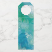 Proost Aqua Waterverf Handschrift Script Flessenhanger (Achterkant)