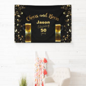 Proost & bier 50e verjaardag 4'x6' spandoek (Insitu)