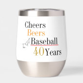 Proost Bier en Honkbal 40e Verjaardagsfeestje (Achterkant)