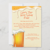 Proost & Bier – Feestelijke Uitnodigingen voor Bie (Voorkant)