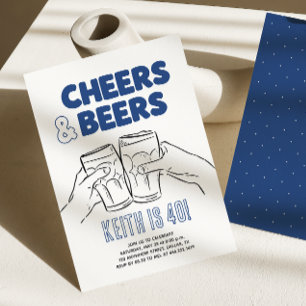 Proost & Bier Mannen 30, 40, 50, 60 Verjaardag Kaart