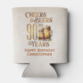 Proost & bieren 90e verjaardag blikjeskoeler (Achterkant)