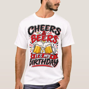 Proost & Biertjes Het is mijn verjaardag T-shirt