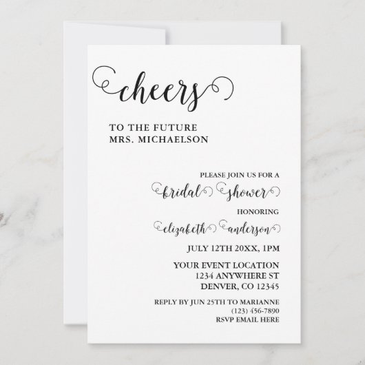 Proost bruid om Vrijgezellenfeest te zijn Kaart (Voorkant)