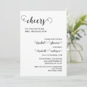 Proost bruid om Vrijgezellenfeest te zijn Kaart (Staand voorkant)