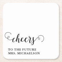 Proost bruid op bruiloft