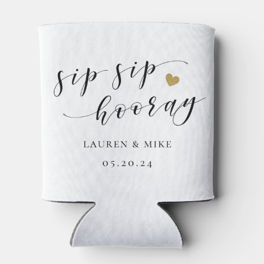 Proost Bruiloft Feestcadeau Blikjeskoeler (Achterkant)