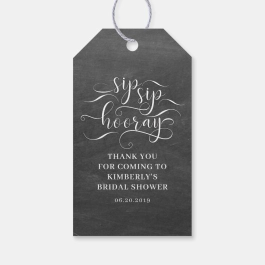 Proost Bruiloftsfeest Cadeaulabel (Achterkant)