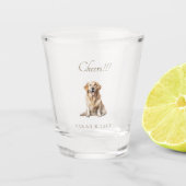 Proost!! Custom Pet Wedding Shot Glas (Voorkant)
