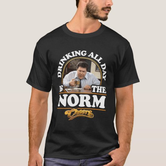 Proost - de hele dag Drink is de norm T-shirt (Voorkant)