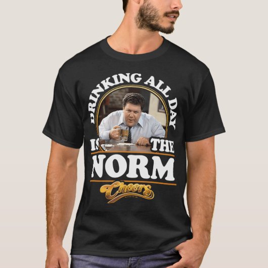 Proost - de hele dag Drink is de norm T-shirt (Voorkant)