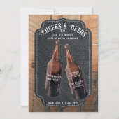 Proost en Bier 30e Bier Verjaardagsfeestje Kaart (Voorkant)