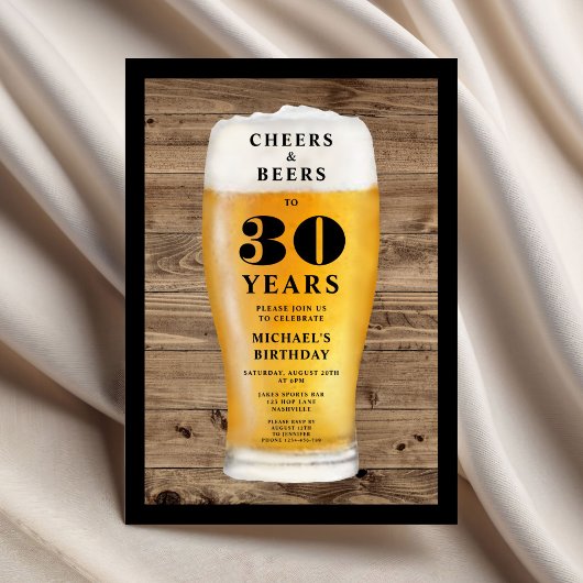 Proost En Bier 30e Verjaardag Kaart