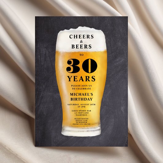 Proost En Bier 30e Verjaardag Kaart