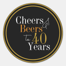 Proost en Bier 40 Jaar Modern Design