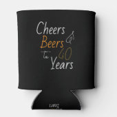 Proost en bier 40e verjaardag blikjeskoeler (Achterkant)