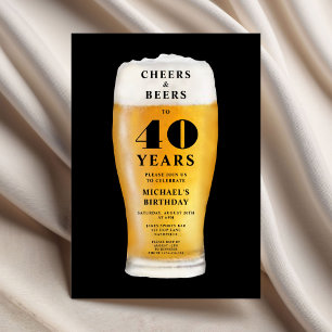Proost En Bier 40e Verjaardag Kaart