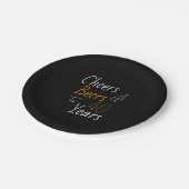 Proost en bier 40e verjaardag papieren bordje (Gekanteld)