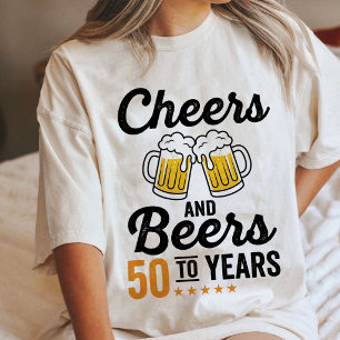 Proost En Bier 50 Jaar Verjaardagscadeau Tri-Blend Shirt