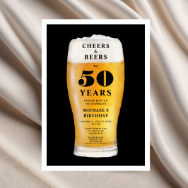 Proost En Bier 50e Verjaardag Kaart