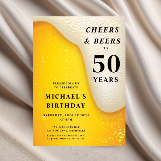 Proost En Bier 50e Verjaardag Kaart