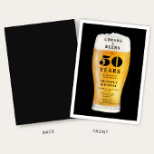 Proost En Bier 50e Verjaardag Kaart