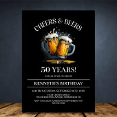 Proost en Bier 50e Verjaardagsfeest Kaart