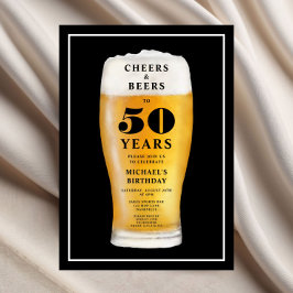 Proost En Bier 50ste Verjaardag Kaart