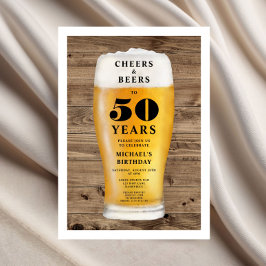 Proost En Bier 50ste Verjaardag Kaart