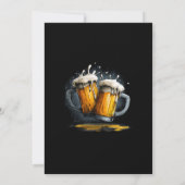Proost en Bier 55e Verjaardagsfeest Kaart (Achterkant)