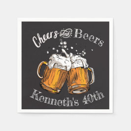 Proost en bier 60e 40e 50e 30e 21e servet