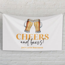 Proost en Bier Bierglas Verjaardagsfeestje